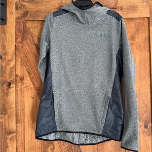 Under Armour Grey and Black Cold‎ Gear Hoodie Women's Medium